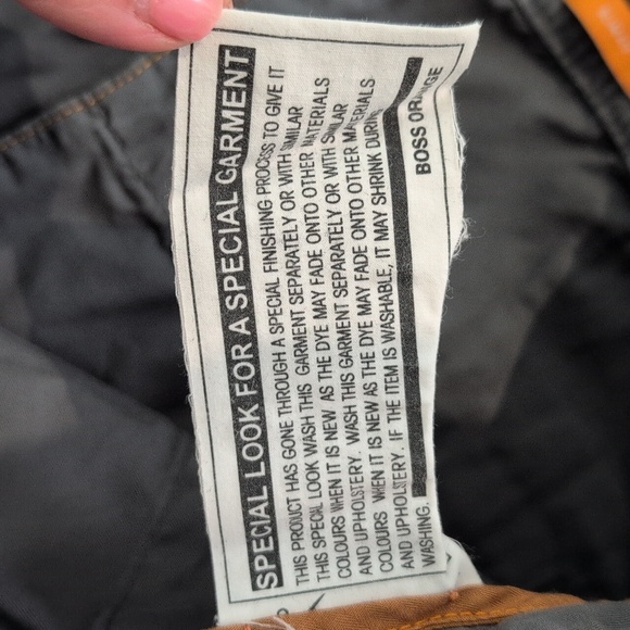 BOSS ORANGE Charcoal grey Chinos Dress Pant Trousers 34/32 - Picture 10 of 11